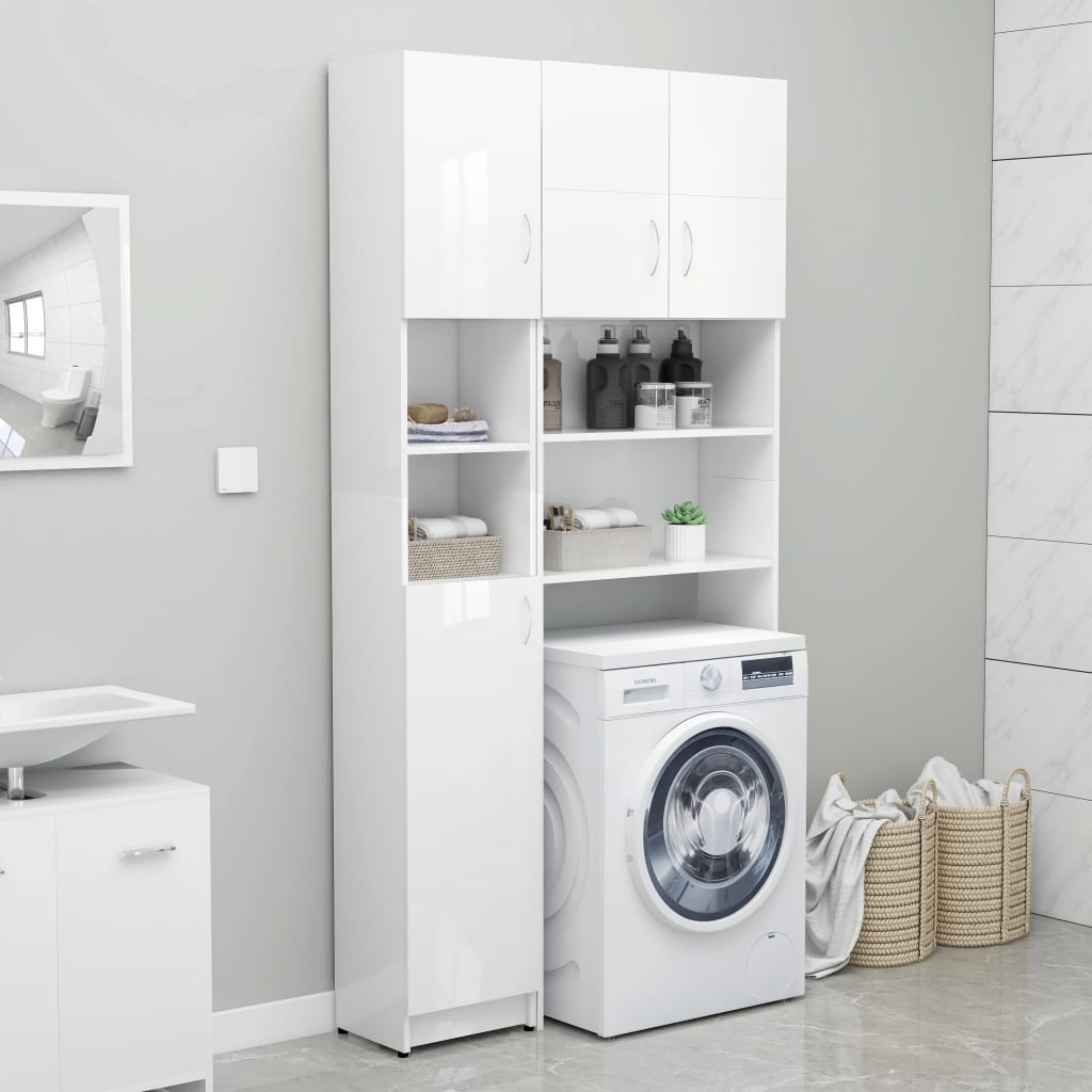 Bathroom Cabinet White 12.6