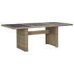 Garden Dining Table Brown 78.7