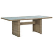 Garden Dining Table Brown 78.7