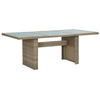 Garden Dining Table Brown 78.7