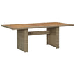 Garden Dining Table Brown 78.7
