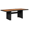 Garden Dining Table Brown 78.7