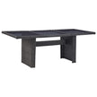 Garden Dining Table Brown 78.7