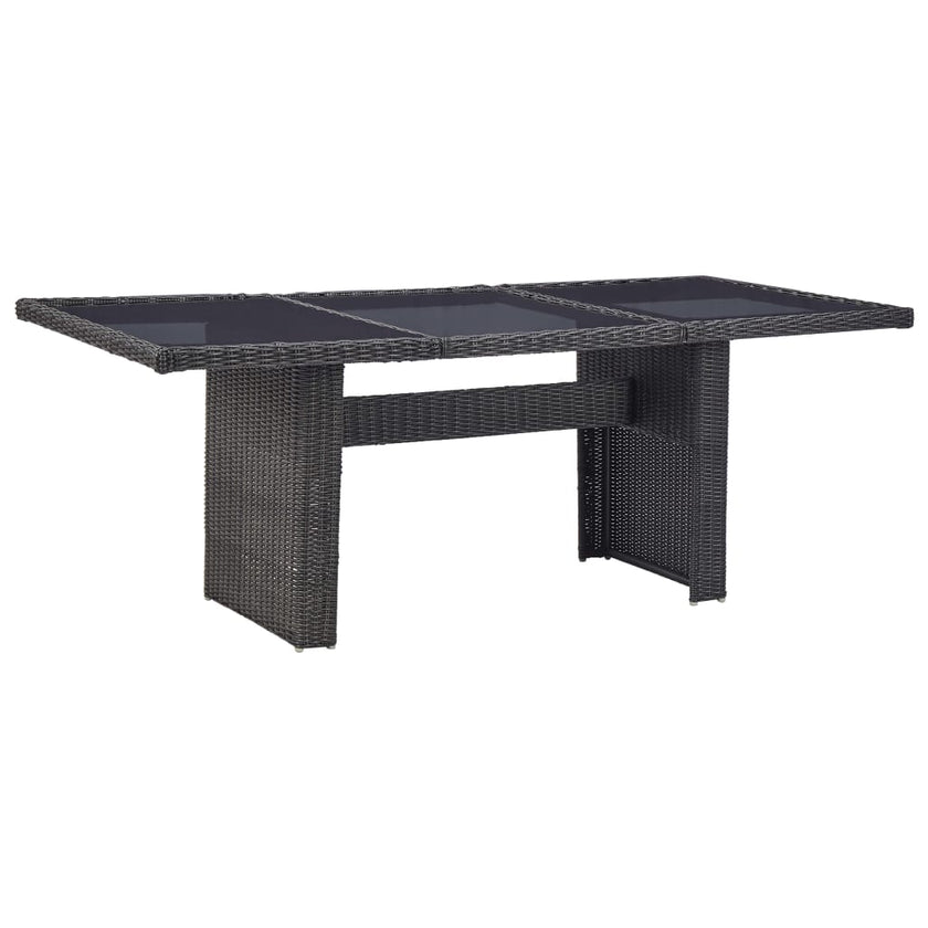 Garden Dining Table Brown 78.7