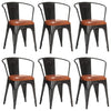 Dining Chairs 4 pcs Brown Real Leather