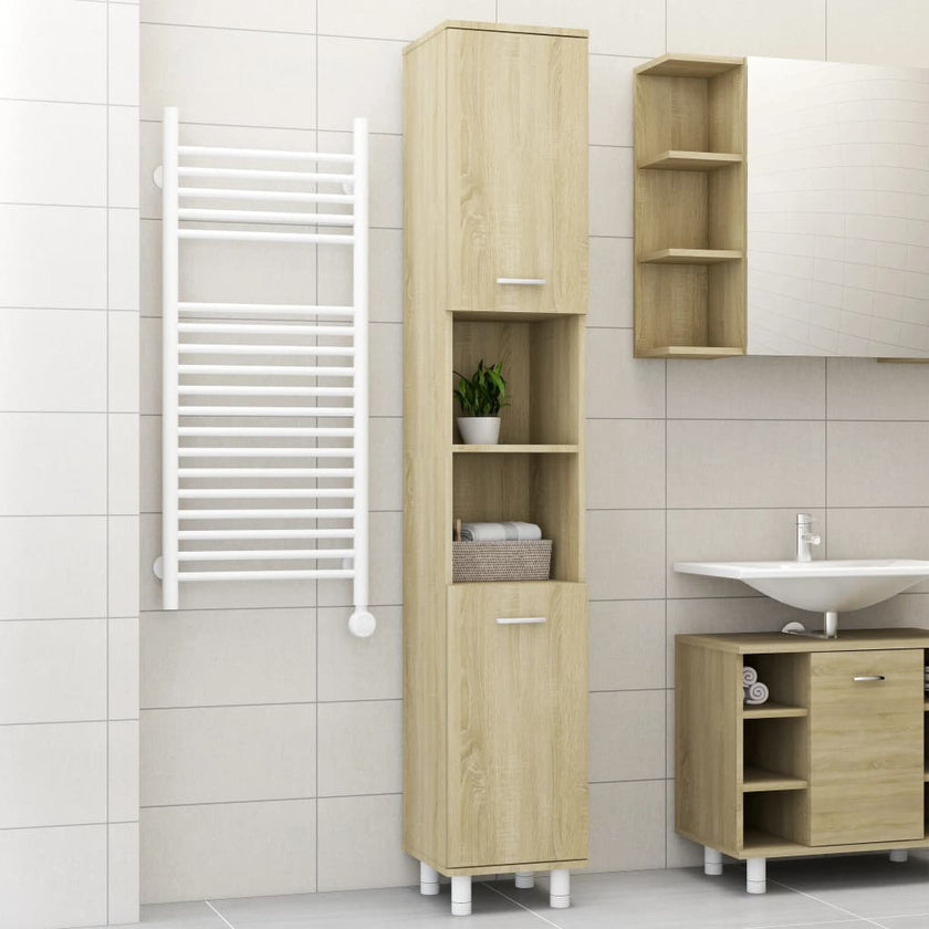 Bathroom Cabinet White 11.8