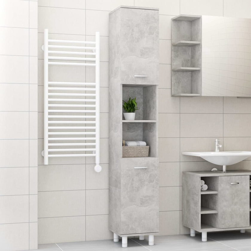Bathroom Cabinet White 11.8