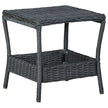 Garden Table Dark Gray 17.7