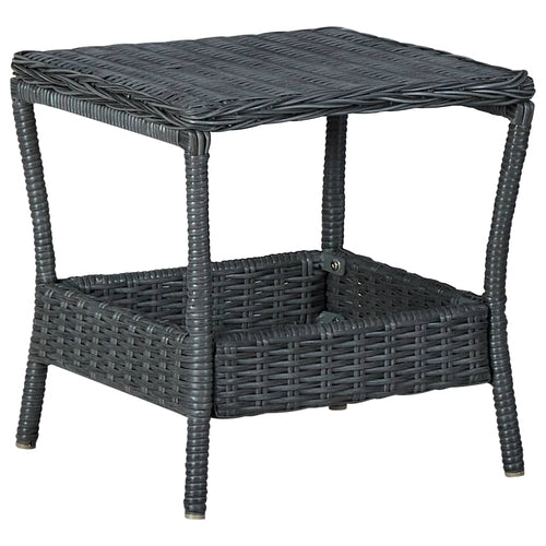 Garden Table Dark Gray 17.7