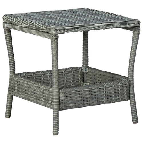 Garden Table Dark Gray 17.7