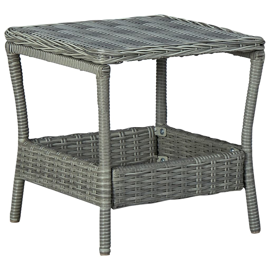 Garden Table Dark Gray 17.7