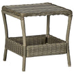 Garden Table Dark Gray 17.7