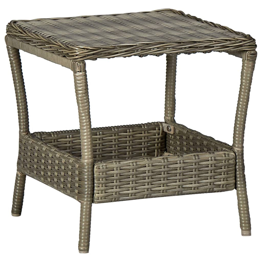 Garden Table Dark Gray 17.7