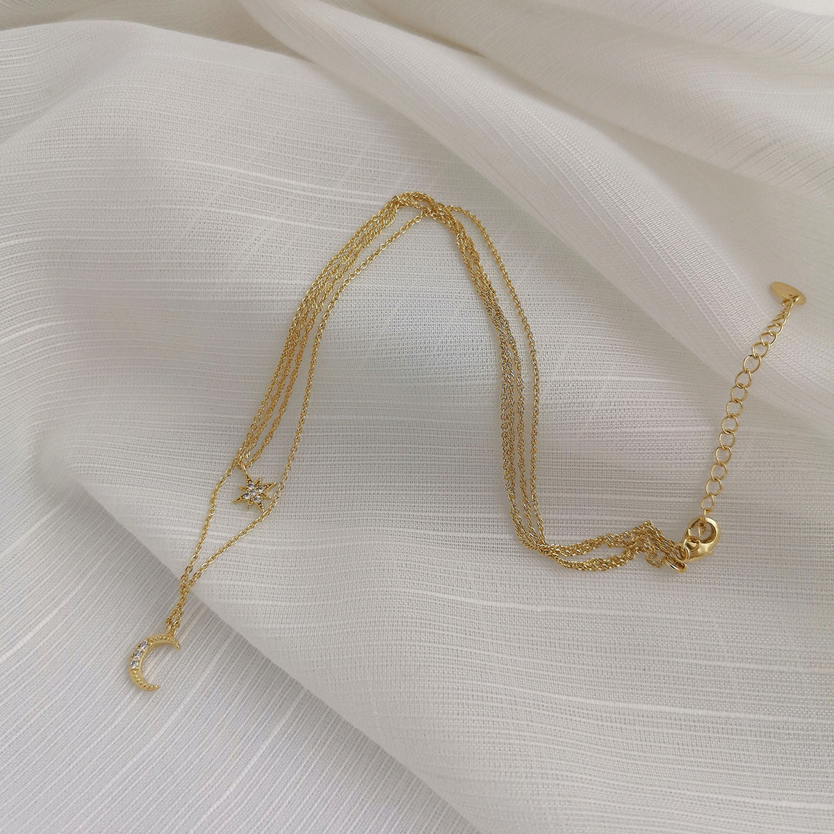 Zircon Double Necklace