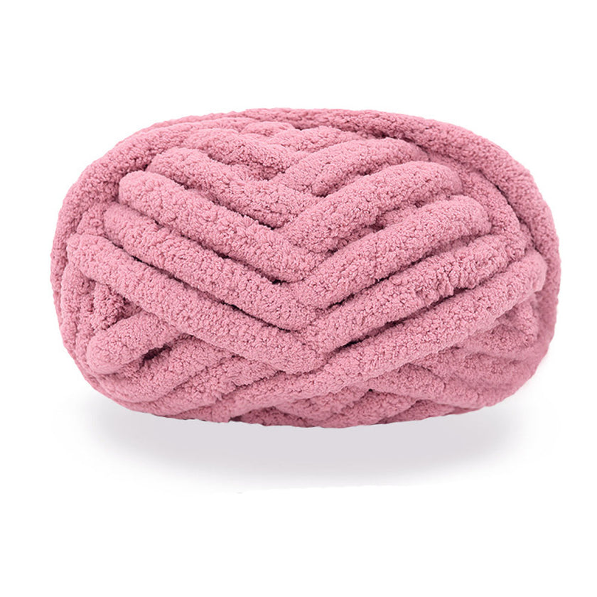 Hand-knitted Rug Weaving Rugs With Thick Yarns And Extra Thick Needles