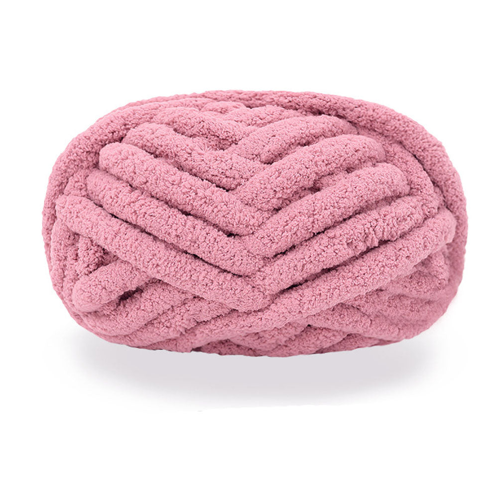Hand-knitted Rug Weaving Rugs With Thick Yarns And Extra Thick Needles