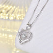 I have you in my heart Korean heart pendant