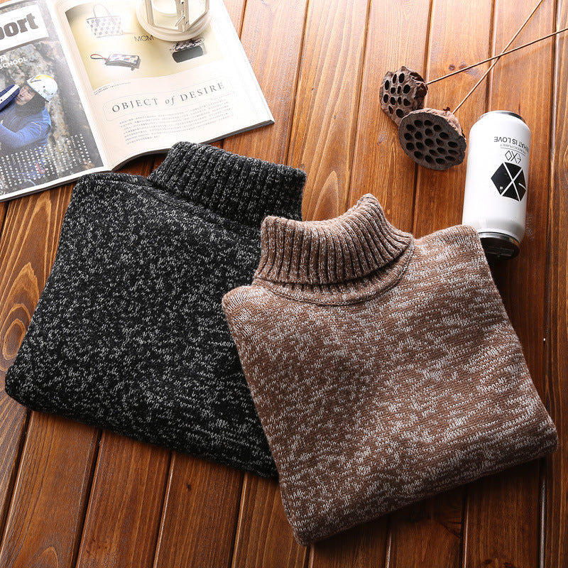 New Sweater Knit Sweater Men's Turtleneck Sweater Men