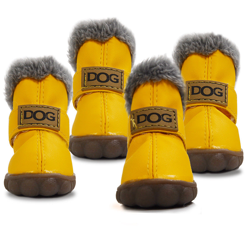 Dog Thick Snow Boots Keep Warm Teddy Autumn   Shoes