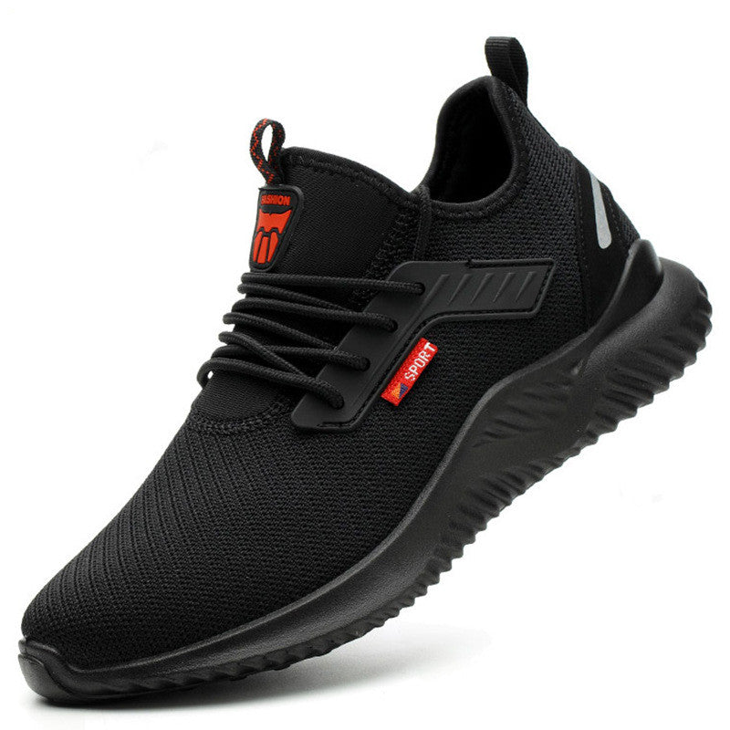 Men's Safety Protection Anti Smashing And Anti Puncture Work Shoes