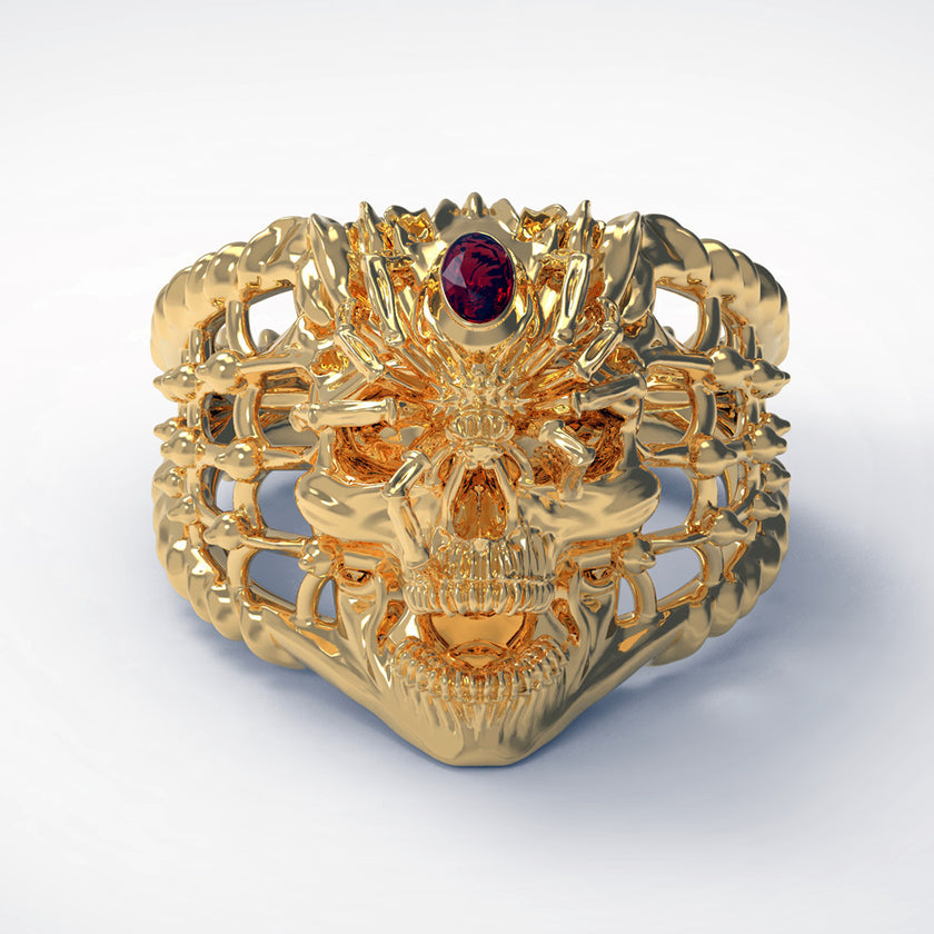 Retro Skull Men Domineering Fashion Ring