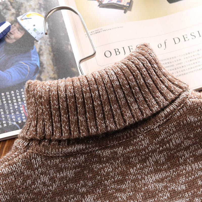 New Sweater Knit Sweater Men's Turtleneck Sweater Men