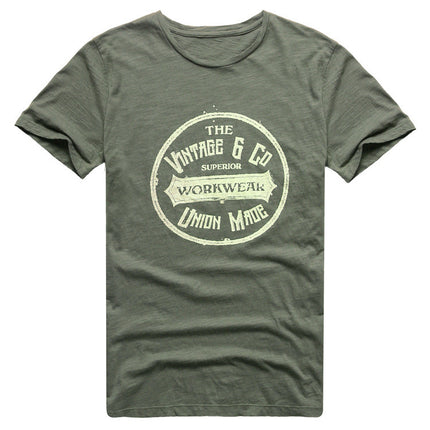Men Printing Short Sleeve