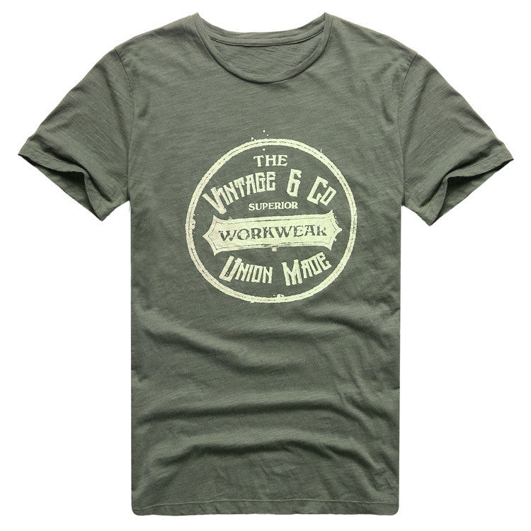 Men Printing Short Sleeve