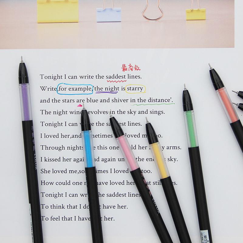 Color Gel Pen Set Candy Color