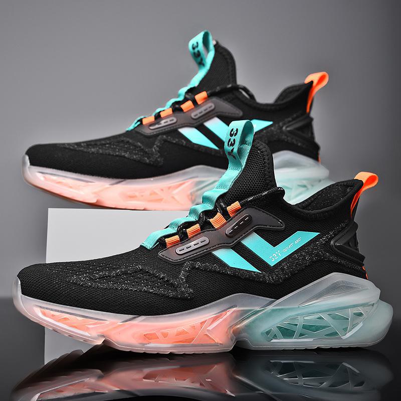 Lightweight Autumn Winter Breathable Trendy Reflective Men's Shoes