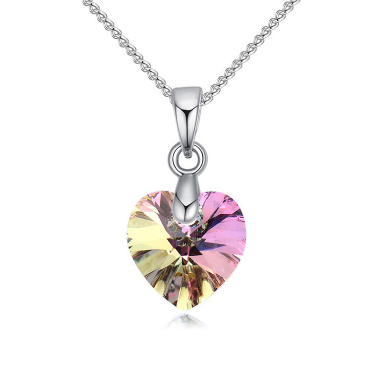 Austrian gold-plated crystal necklace