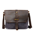 Men's canvas shoulder bag