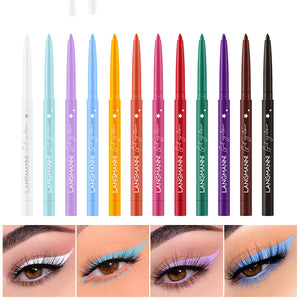 12-color Eyeliner Set Holds Makeup Without Smudging