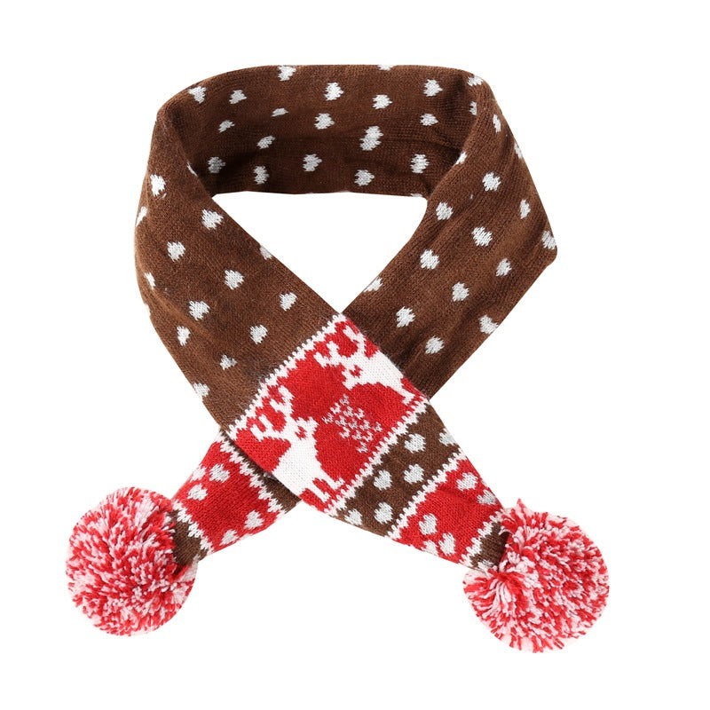 Pet gift and warm wool scarf