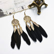 Tassel long earrings