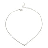 Simple Fashion Gold Color Double-sided Love Pendant Necklaces Clavicle Chains Necklace Women Jewelry Gift