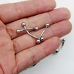 Titanium Steel Curved Rod Umbilical Nail Belly Button Ring Female