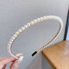 Sen Simple Pearl Thin Headband Hair Accessories Headband