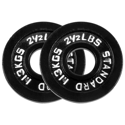 A Pair 2.5LB Plates Barbell Standard 2” Exercise Weights Gym Home