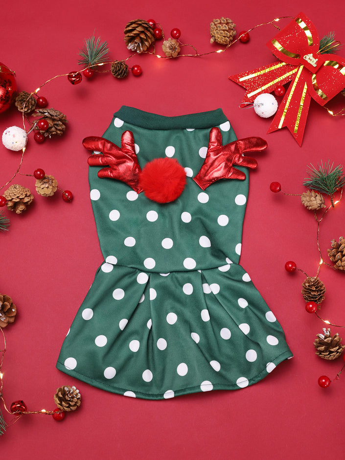Alpscommerce Small Dog cute Clothes Thickened Dog dress up