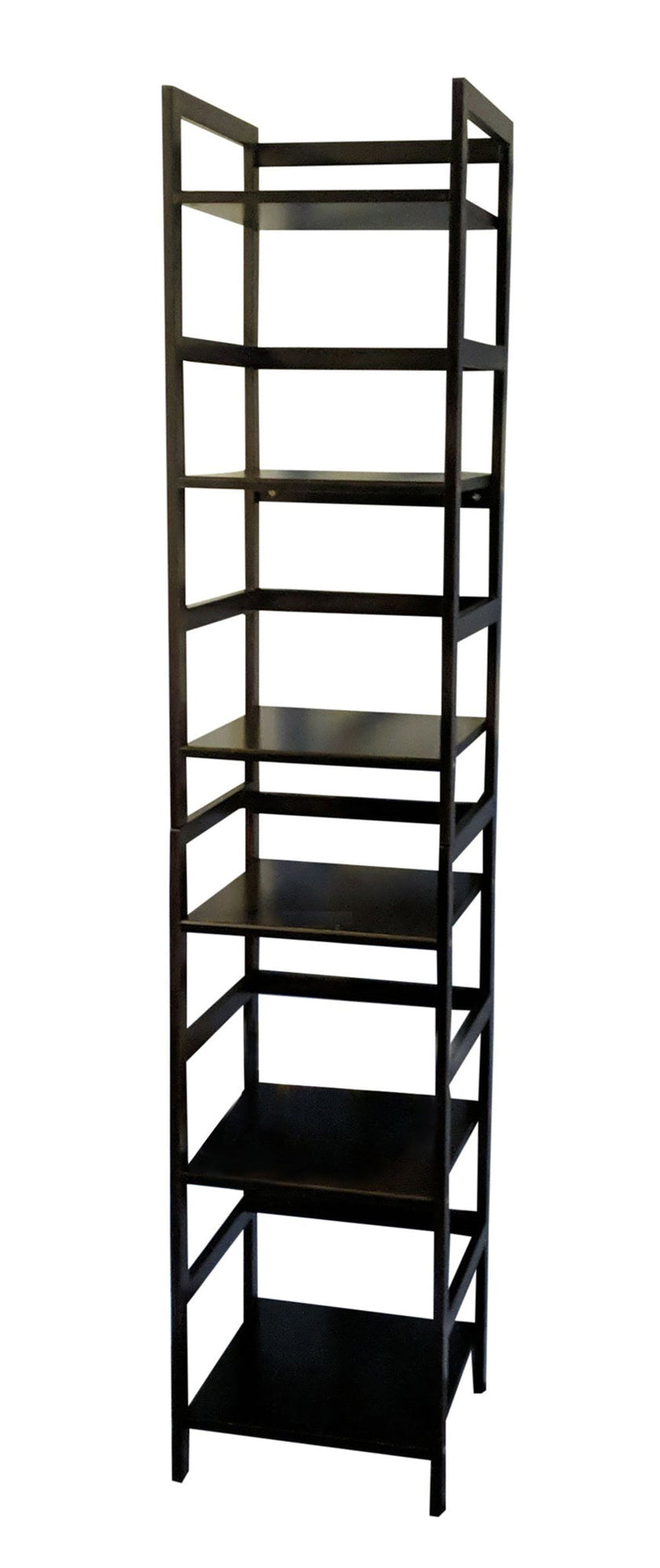 Eccostyle 3-Tier Bamboo Frame Stackable Tower Shelf - Espresso