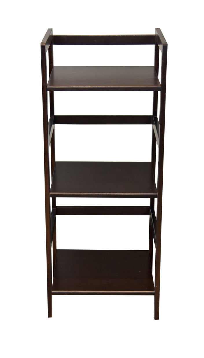 Eccostyle 3-Tier Bamboo Frame Stackable Tower Shelf - Espresso