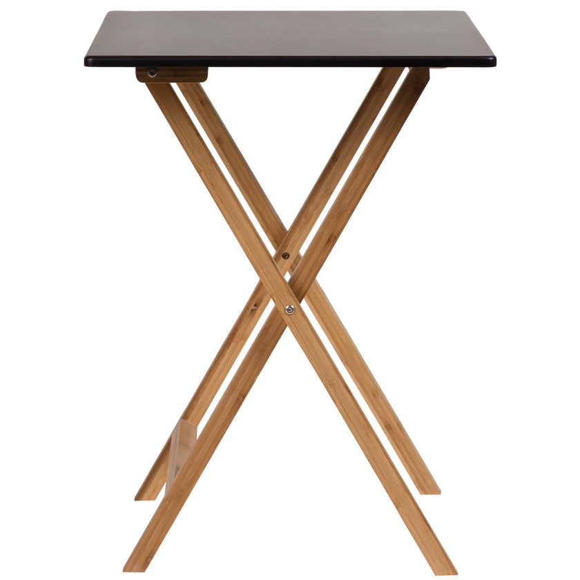 Eccostyle Bamboo Frame Folding Desk - Black