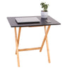 Eccostyle Bamboo Frame Folding Desk - Black