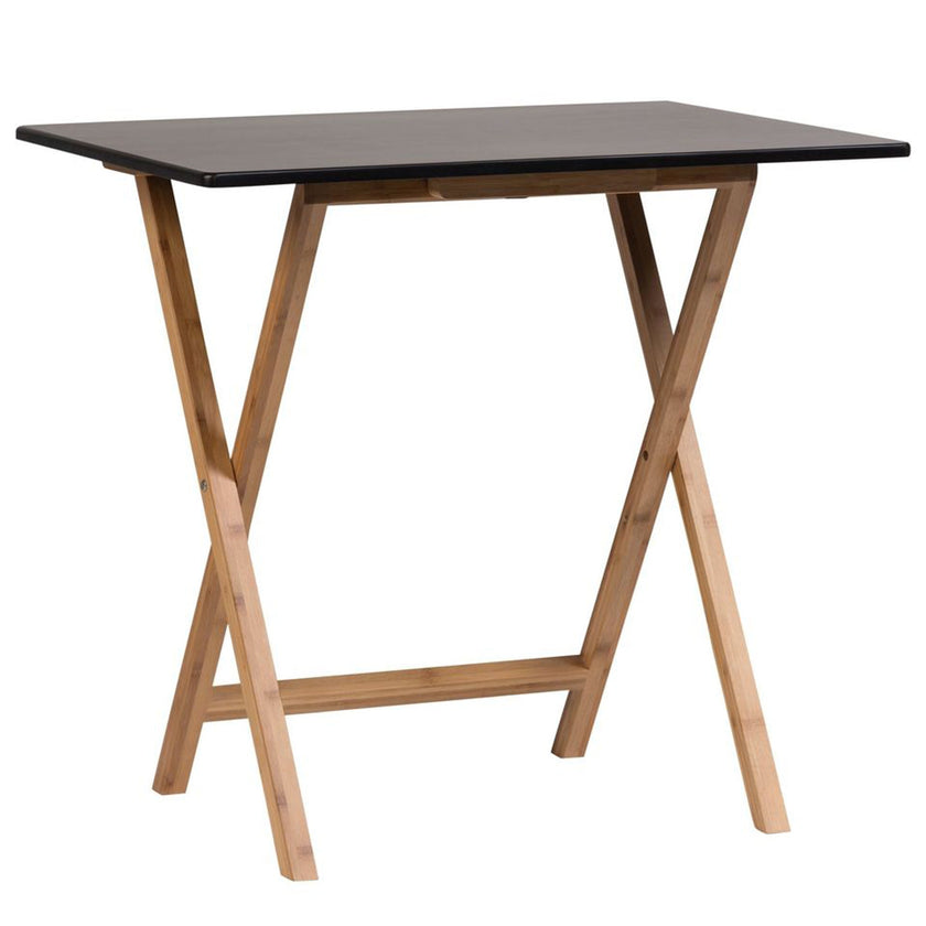Eccostyle Bamboo Frame Folding Desk - Black