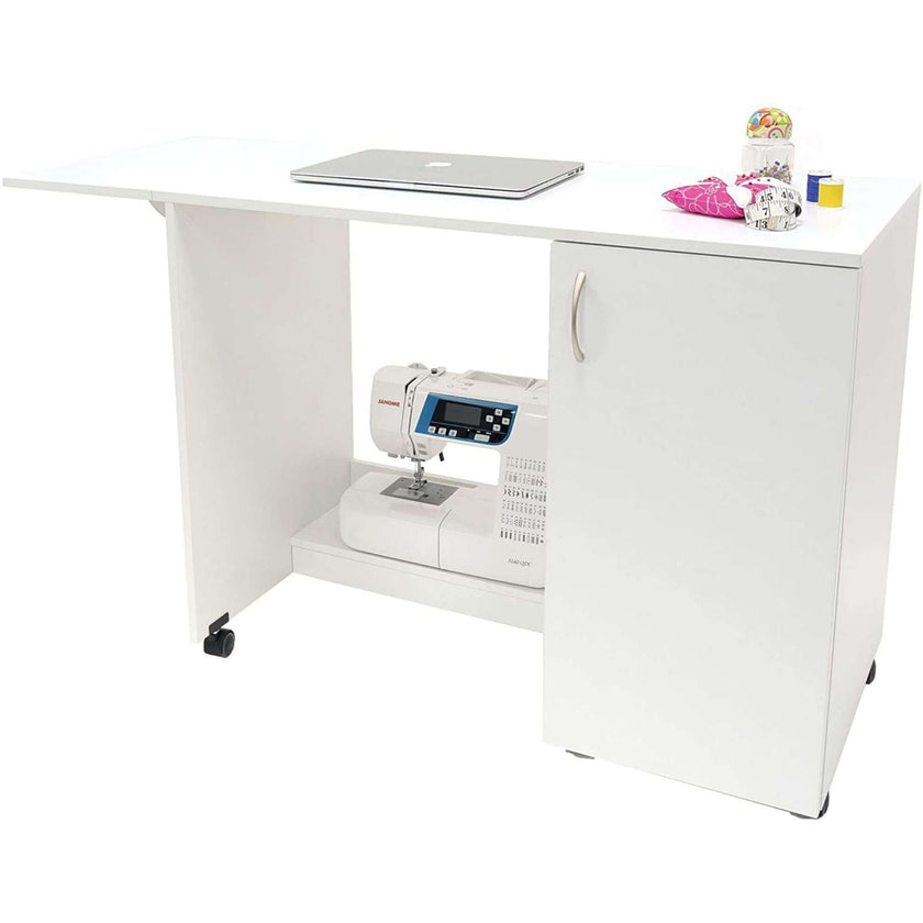 Arrow X1001 Mobile Hobby Craft Desk with Adjustable Divider for