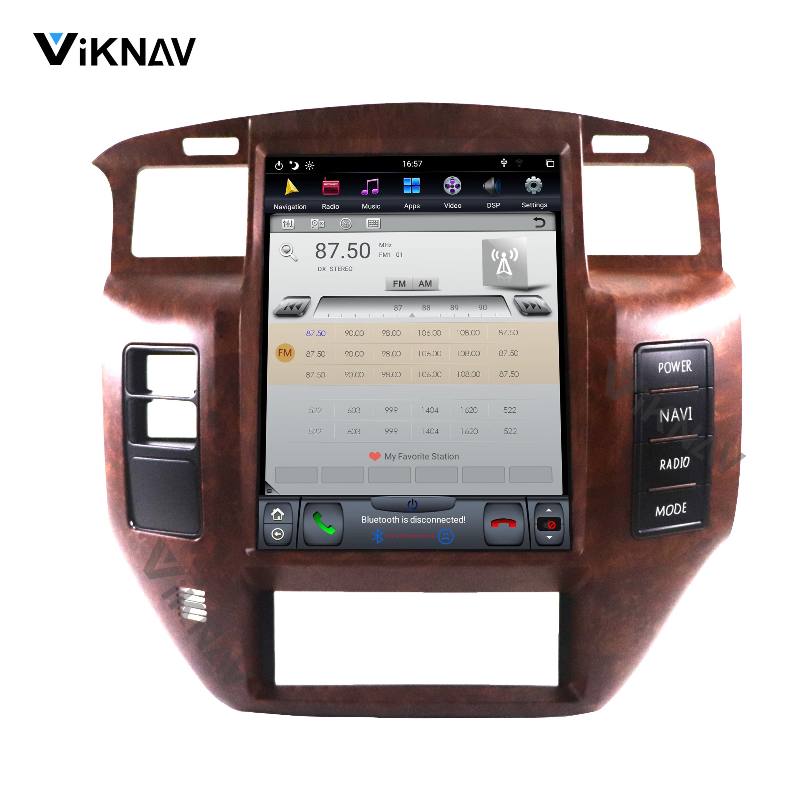 2 DIN Android car Radio multimedia player for NISSAN PATROL Y61 2004-2019 car stereo autoradio auto audio vertical Tesla