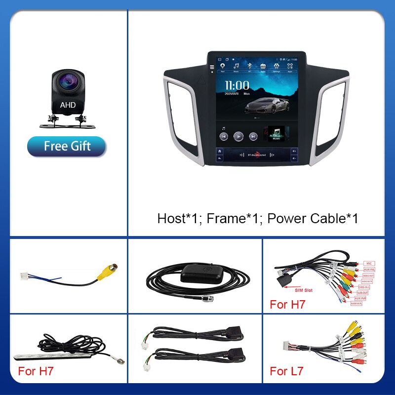 EKIY Carplay DSP Android Auto Radio For Hyundai Creta IX25 2015 - 2019 Car Multimedia Tesla Vertical Screen GPS Navi Stereo 2din