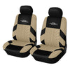 AUTOYOUTH Brand Embroidery Car Seat Covers Set Universal Fit Most Cars Covers with Tire Track Detail Styling Car Seat Protector