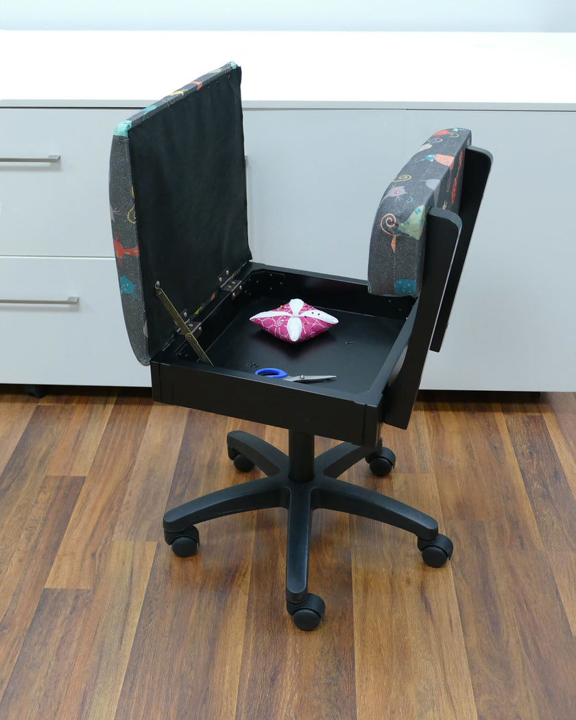 Arrow H6103 Adjustable Height Hydraulic Sewing and Craft Chair with